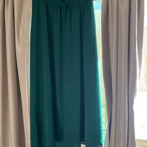 Green skirt